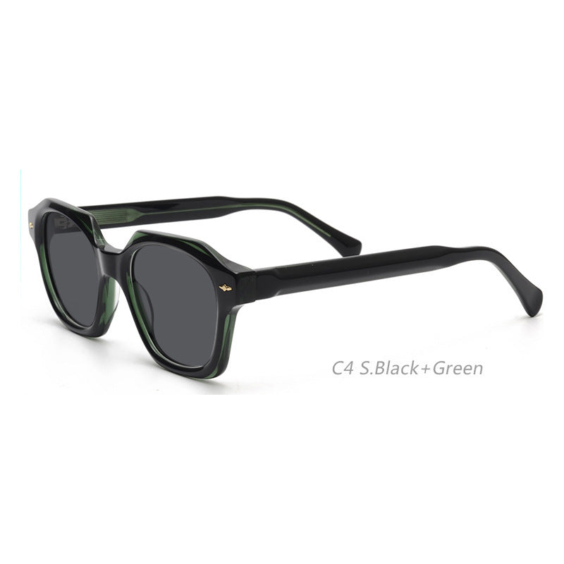 Retro Fashionable Square Sunglasses Driving