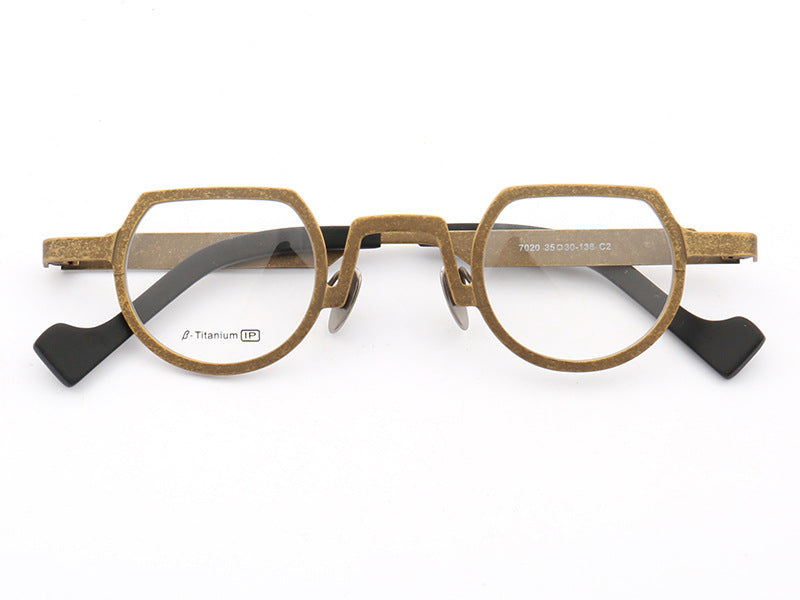 Retro Ultra Light Pure Titanium Glasses Frame