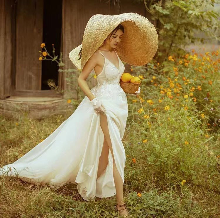 Fashion Simple Retro Big Straw Hat