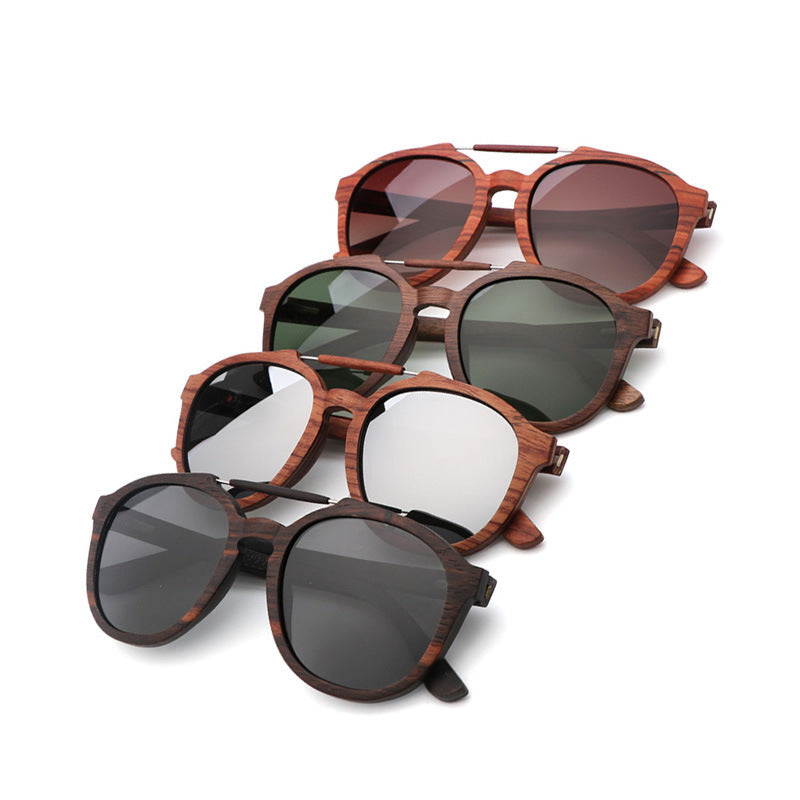 Trendy Wood Sunglasses Bamboo Wood