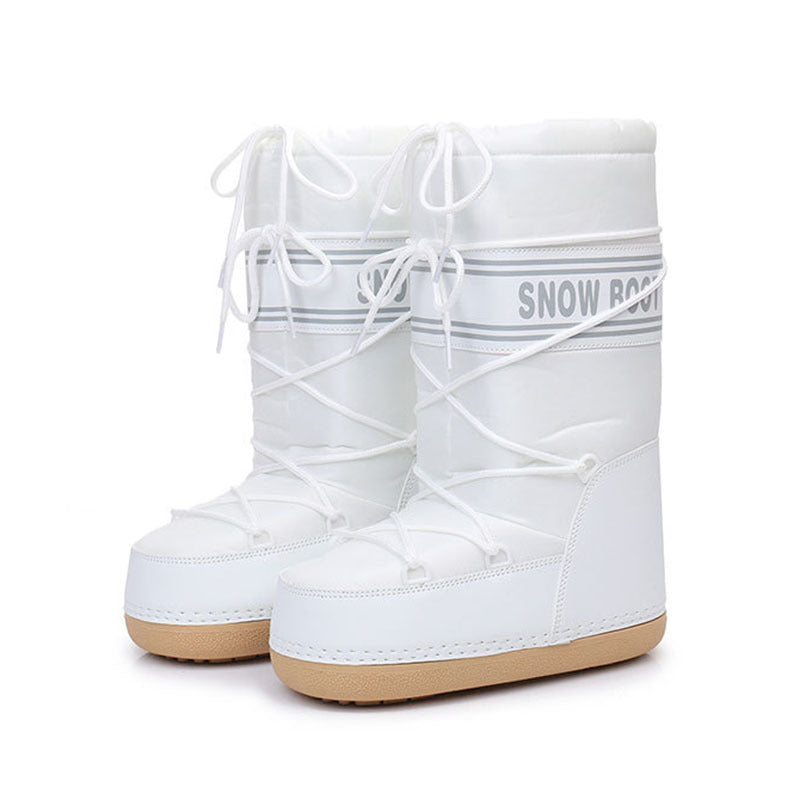 Ski Space Boots Fashion Round Toe Mid-calf Women