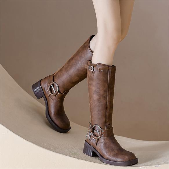 Below The Knee Plus Size Women's Boots