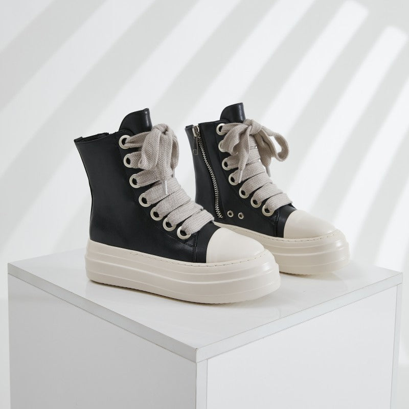 Women's Platform High-top Plus Size Shoes