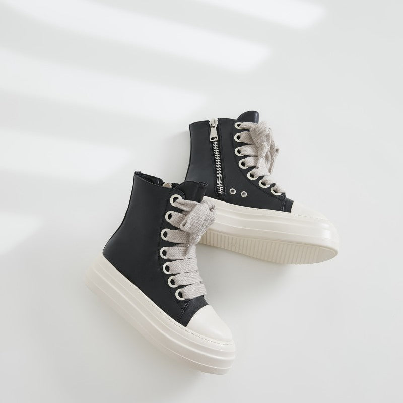 Women's Platform High-top Plus Size Shoes