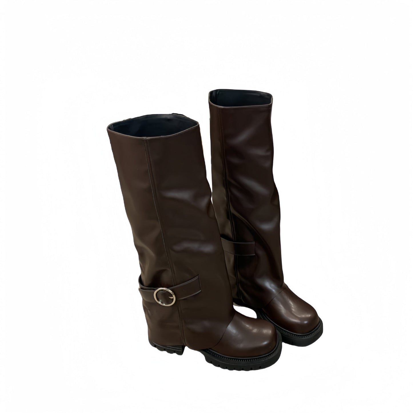 Thick Bottom Small Versatile Long Boots Female