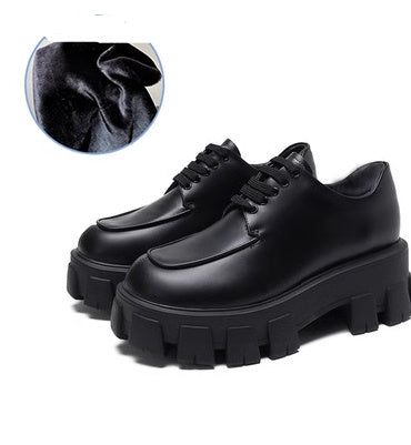 Sweet Cool Platform Shoes Autumn And Winter New Small Leather Shoes