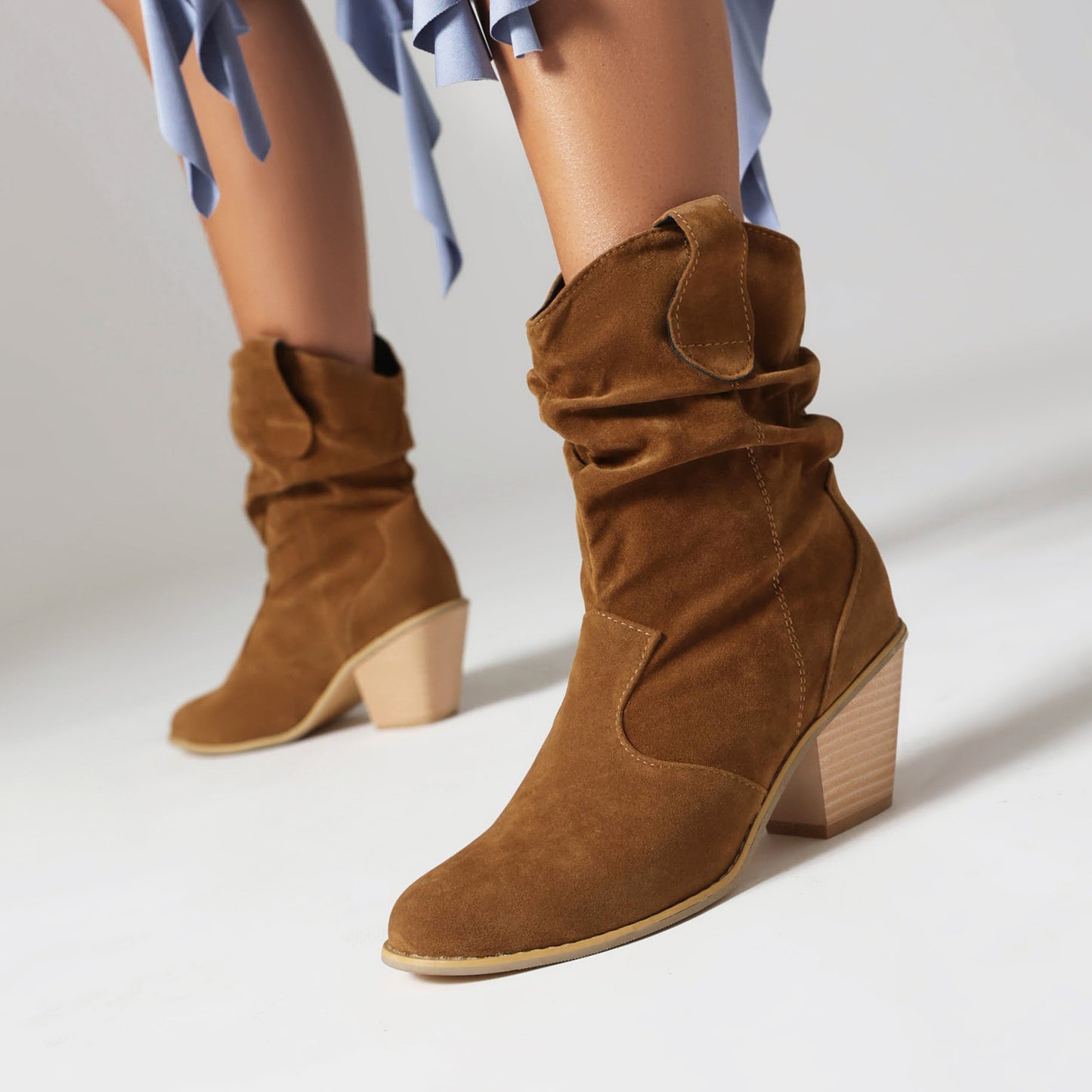 Nuevas botas cortas de moda y elegantes para mujer