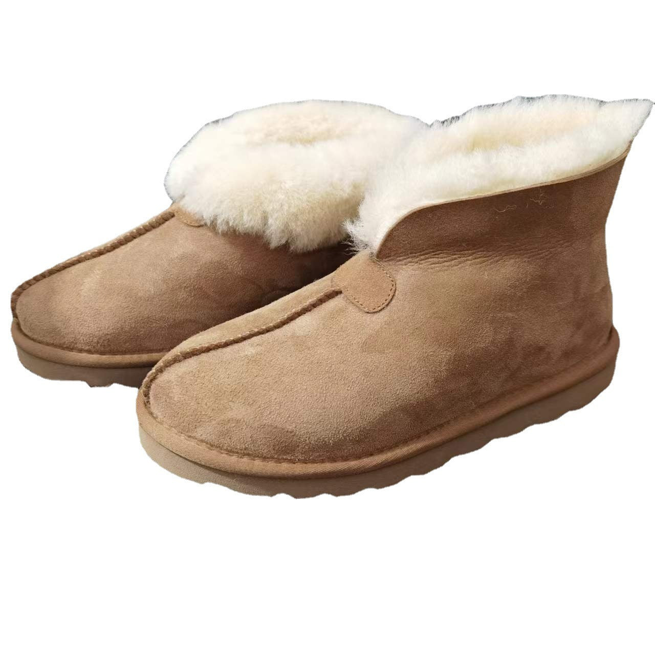 Women's Fashionable Suede Fur Snow Boots