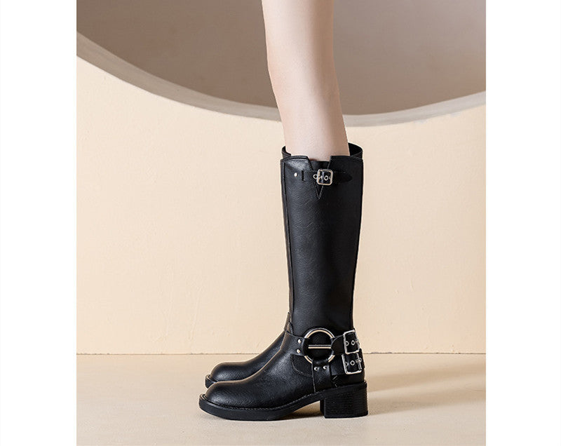 Below The Knee Plus Size Women's Boots