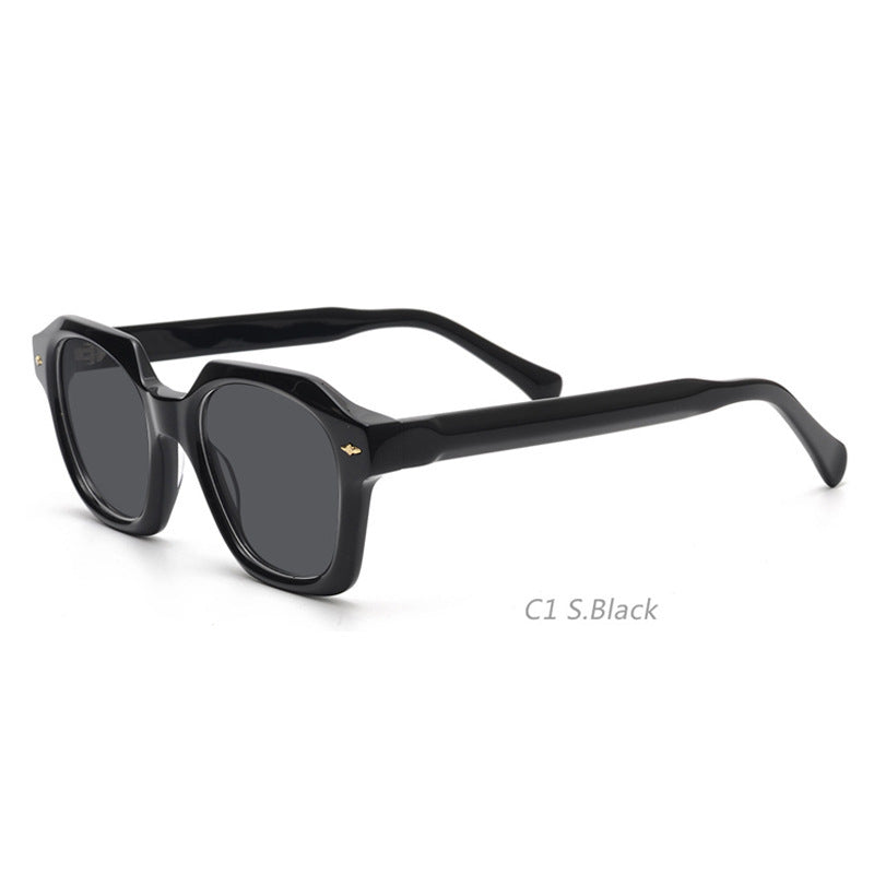 Retro Fashionable Square Sunglasses Driving