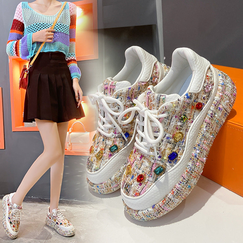 Board Shoes Thick Sole Low-cut Fashion Sports