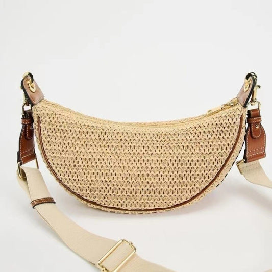 Shoulder Bag Casual Crossbody Bag Woven Bag Underarm Dumpling Bag