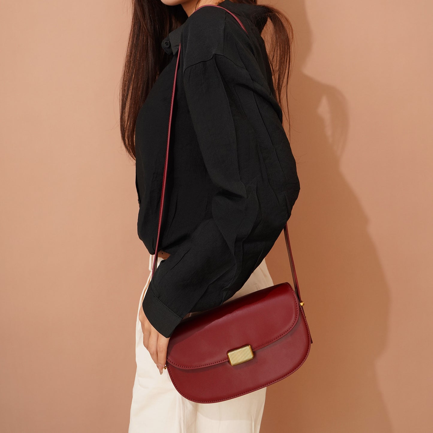 Special-interest Design Underarm Retro Saddle Bag