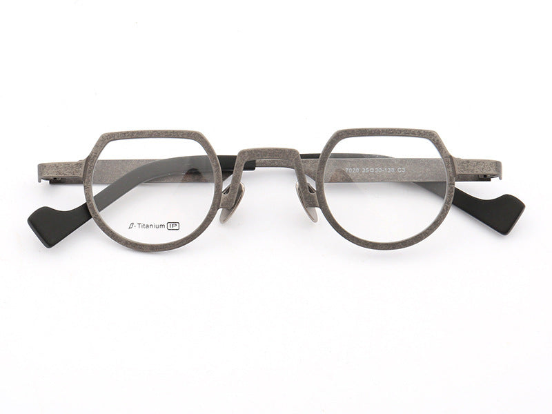 Retro Ultra Light Pure Titanium Glasses Frame