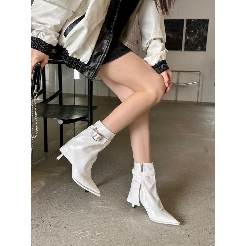 Women's Fashion High Heel Ankle Boots