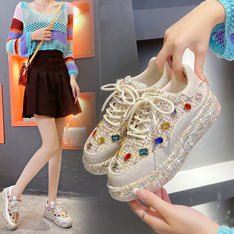 Board Shoes Thick Sole Low-cut Fashion Sports