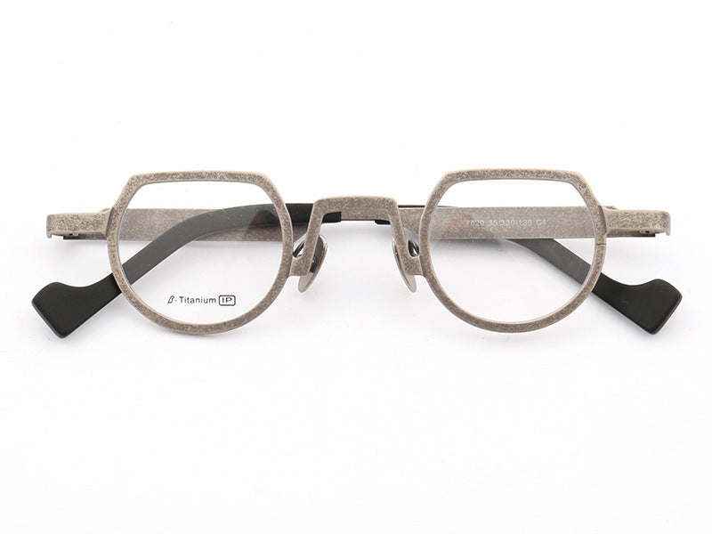 Retro Ultra Light Pure Titanium Glasses Frame