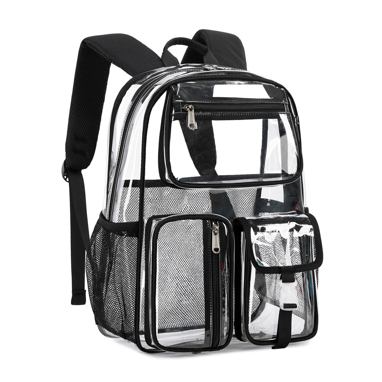 Transparent Jelly Pack Middle School Student Schoolbag Large Capacity Backpack