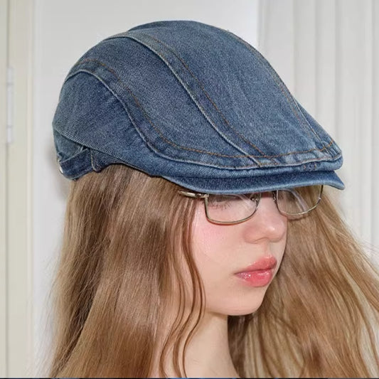 Fashionable Retro Denim Advance Hats Street Casual All-matching