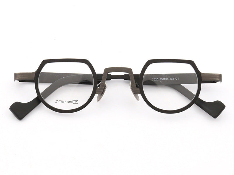 Retro Ultra Light Pure Titanium Glasses Frame