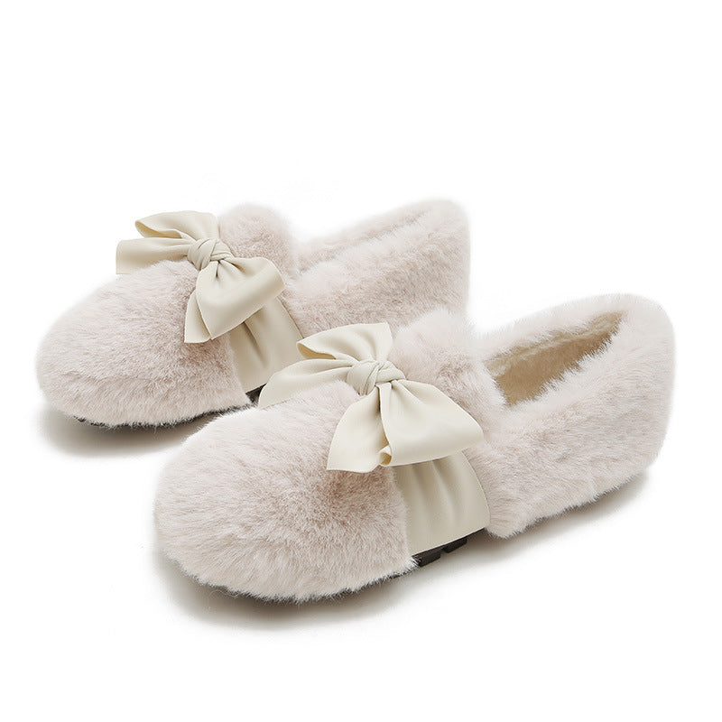 Xiangsheng Fluffy Shoes Women's Winter Wear Fleece